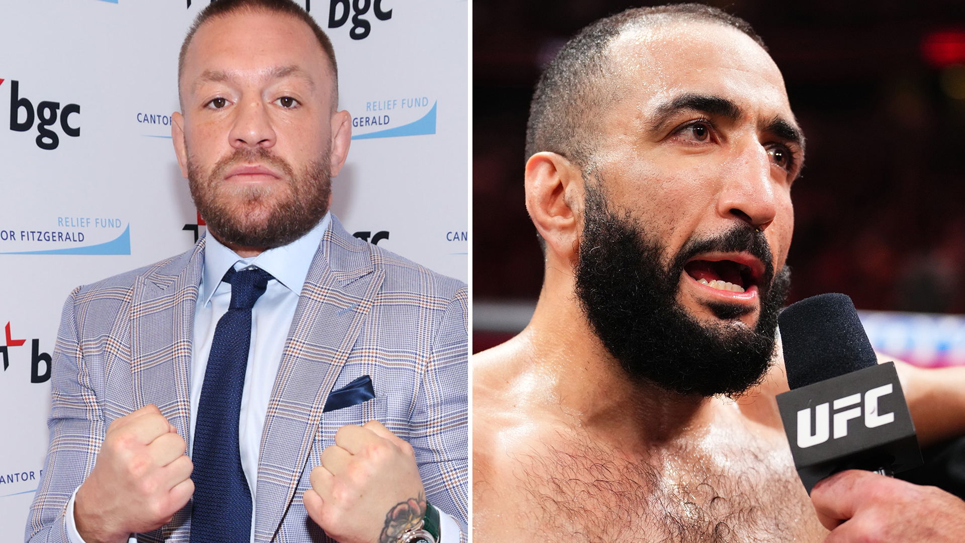 Conor McGregor launches X-rated rant at UFC champ Belal Muhammad and shockingly says he will 'cave his skull'