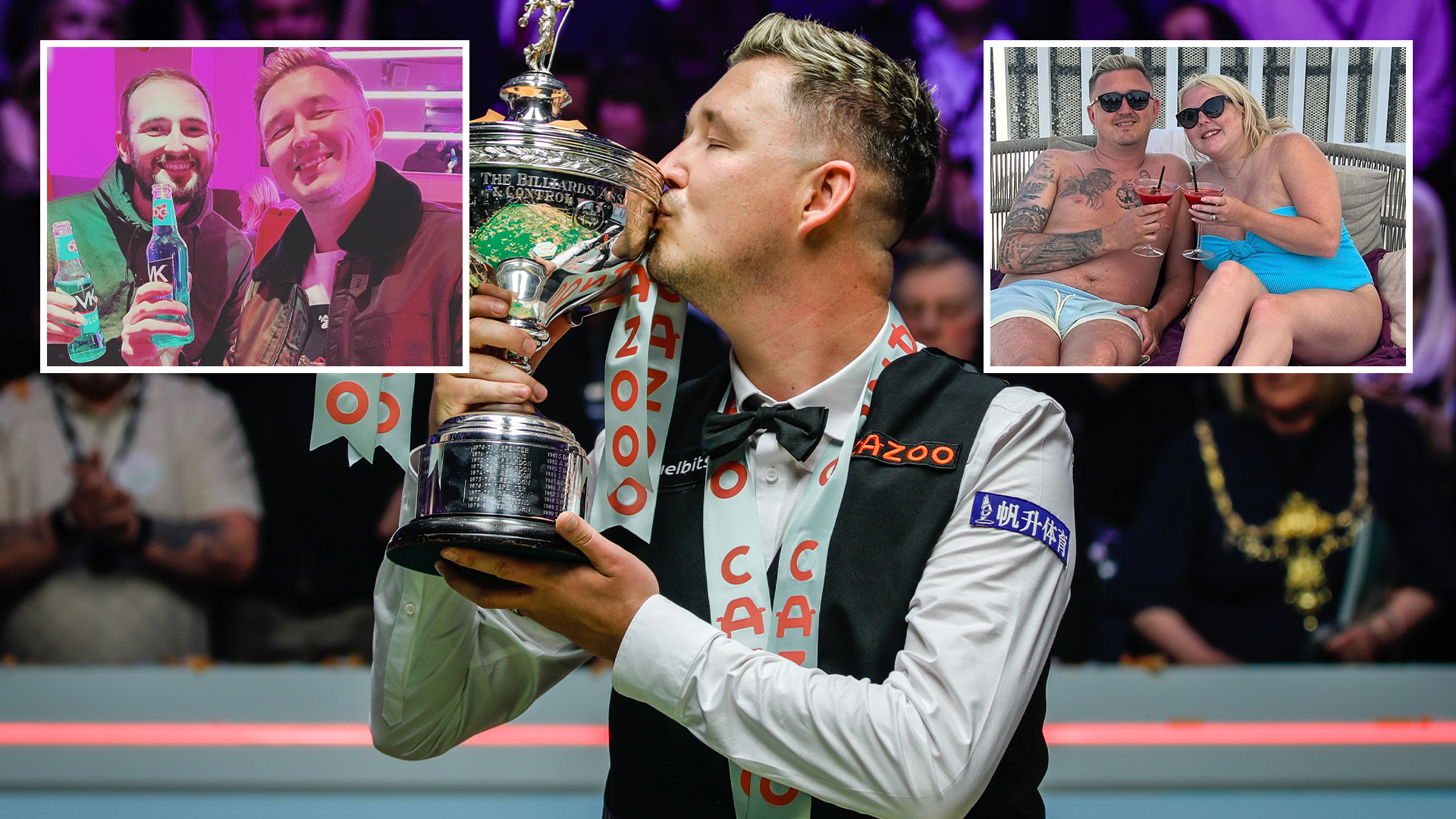 I knew I had to change when I ended up at stranger's home at 7am after a party, admits snooker champ Kyren Wilson