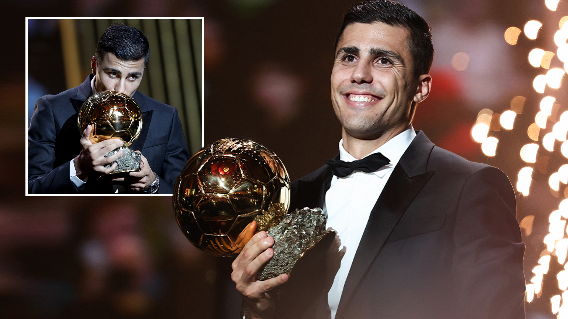 Rodri wins Ballon d'Or after stunning season with Man City and Spain as Real Madrid boycott ceremony over Vinicius snub