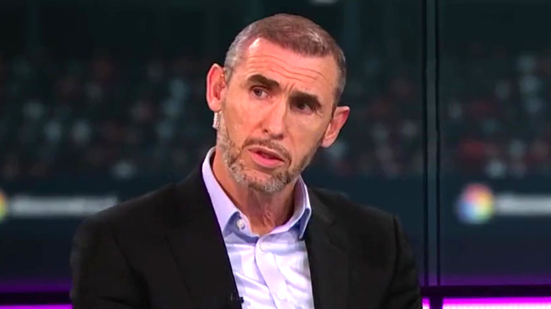 Watch Martin Keown get in line 'he thought of on way in to TNT Sports studio' during Arsenal's win over PSG