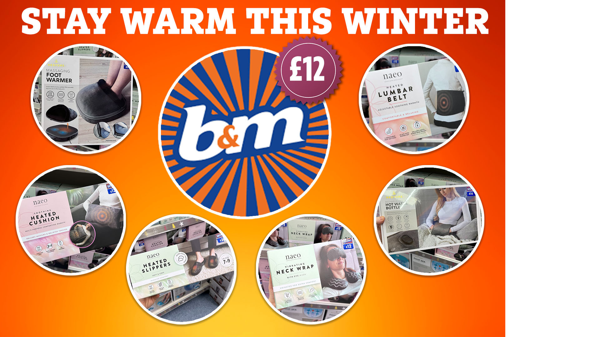 B&M shoppers rush to buy cheap gadgets to avoid putting heating on including heated slippers - prices start from £12