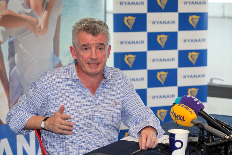 Michael O’Leary has threatened to axe hundreds of UK flights