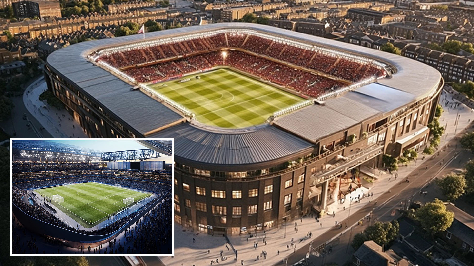 Stunning AI images show how iconic grounds would look if they hadn't been demolished including Wembley and Highbury