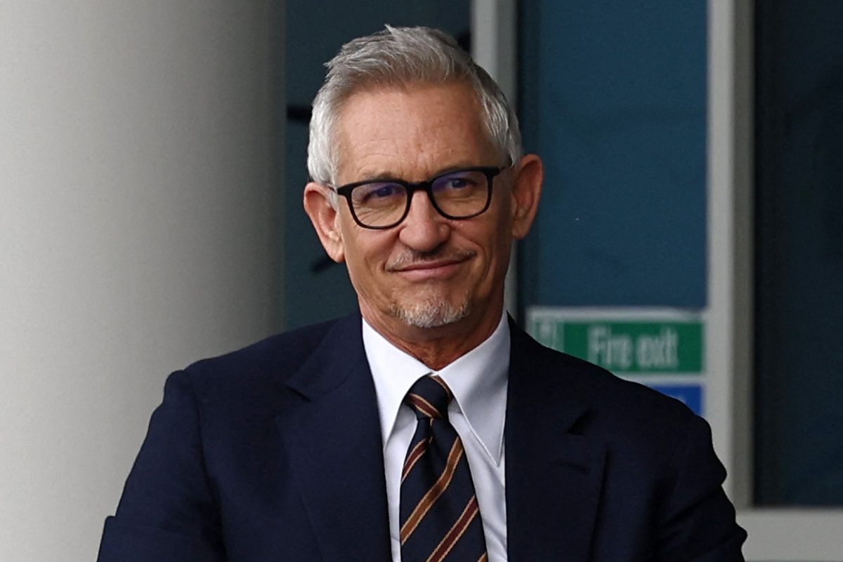 Gary Lineker, former England footballer turned sports TV presenter for the BBC, arrives at the King Power Stadium in Leicester, central England on March 11, 2023, ahead of the English Premier League football match between Leicester City and Chelsea. - The BBC's sport service was in meltdown on Saturday after pundits and commentators refused to work in support of presenter Gary Lineker, who was forced to "step back" after accusing the government of using Nazi-era rhetoric. Match of the Day presenter Lineker, England's fourth most prolific goalscorer, sparked an impartiality row by criticising the British government's new policy on tackling illegal immigration. (Photo by Darren Staples / AFP) (Photo by DARREN STAPLES/AFP via Getty Images)