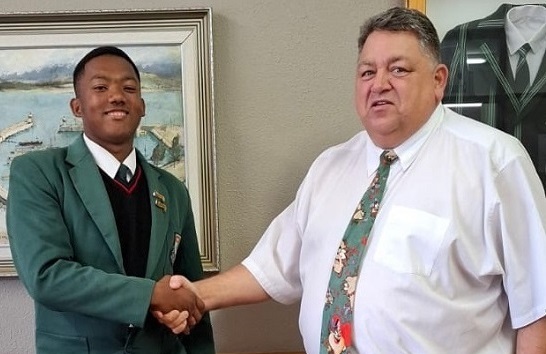 SOS Africa Charity Sponsored Child Appointed as Grabouw High School Head Boy