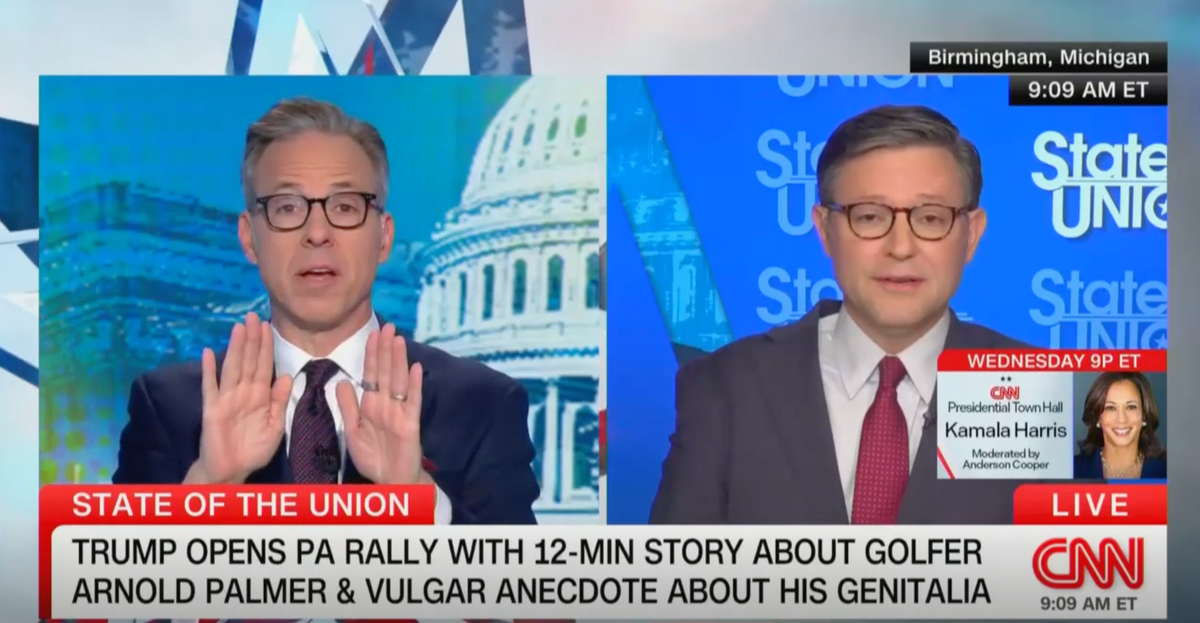 CNN host gets into awkward argument with top Republican about Trump’s bizarre Arnold Palmer comment