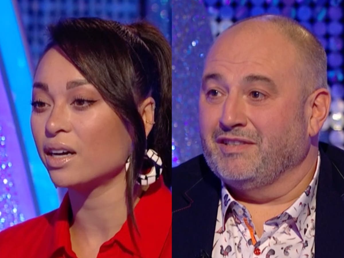 Strictly star Wynne Evans defended by Katya Jones in hand fiasco admission