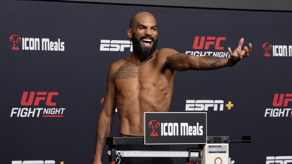 UFC Fight Night 245 weigh-in faceoff highlights video, photo gallery