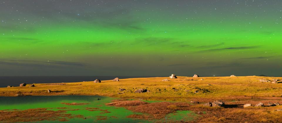 Given that they are closer to the North Pole than anywhere else in the country, the Shetland Islands are a popular spot for Aurora Chasers