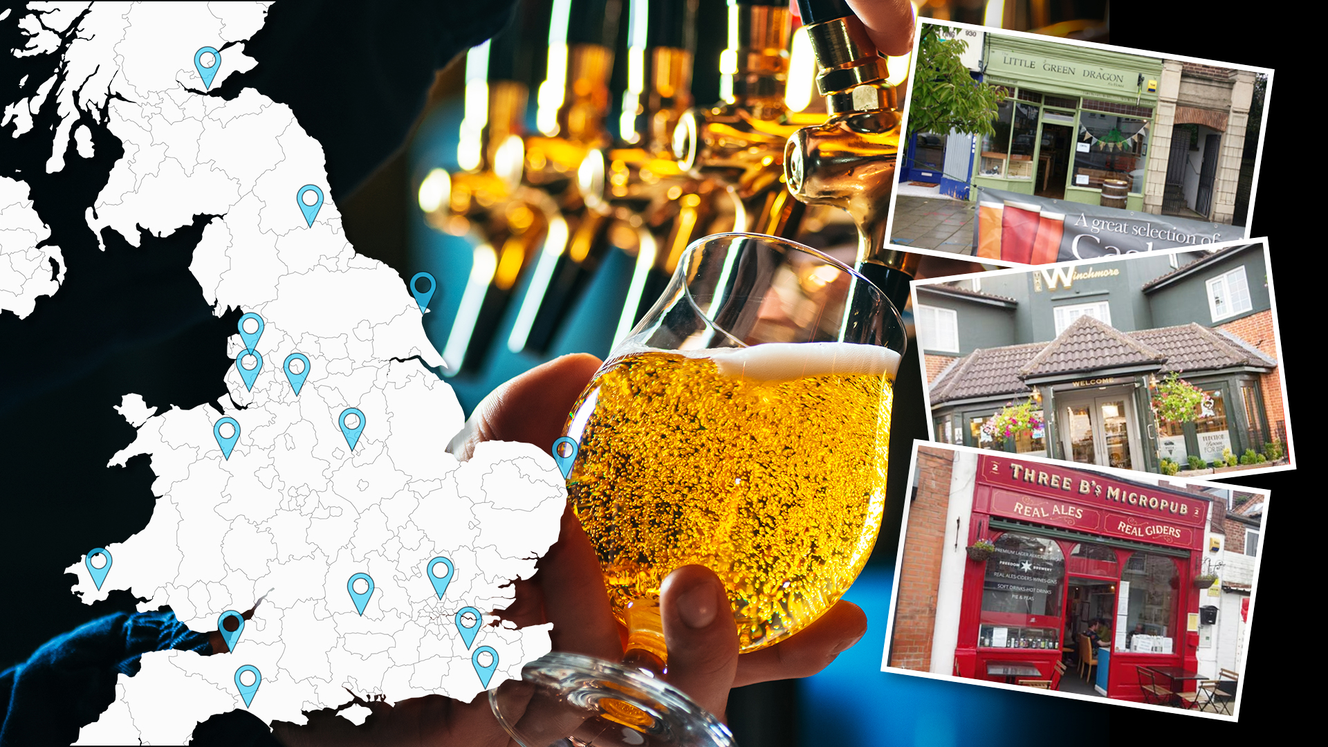 Map reveals best pubs in Britain including stunning Victorian boozer and hidden micropub gem - is your local listed?