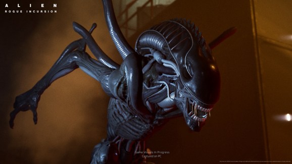 A Xenomorph in Alien: Rogue Incursion. It's smiling, I think.