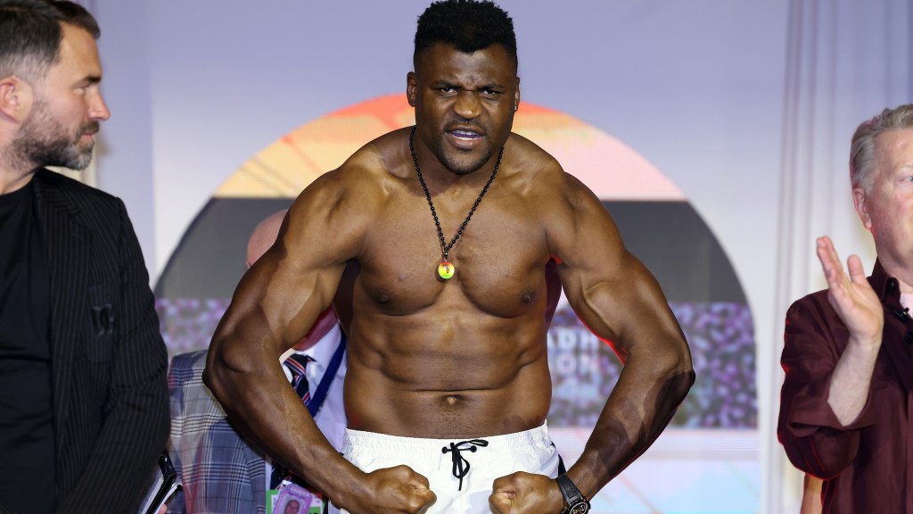 Ngannou vs Ferreira ceremonial weigh-ins live stream