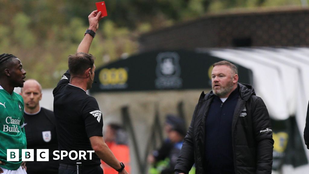 Rooney given one-game ban after Plymouth red card