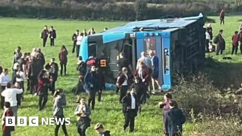 Multiple injuries after school bus crash in County Down