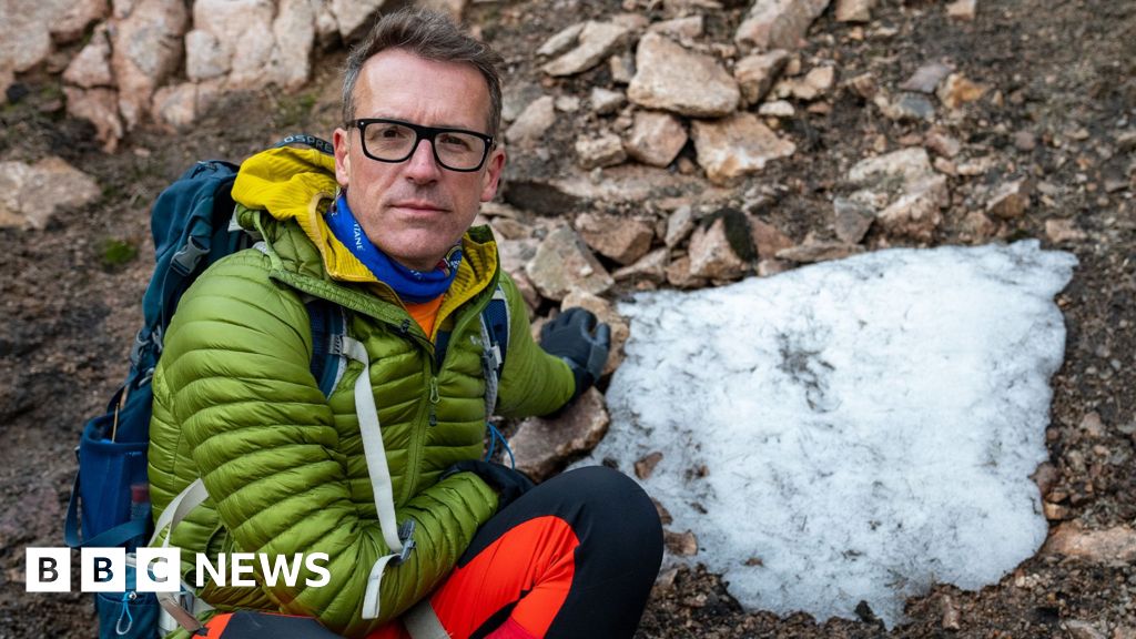 My pilgrimage to Scotland's vanishing snow patch