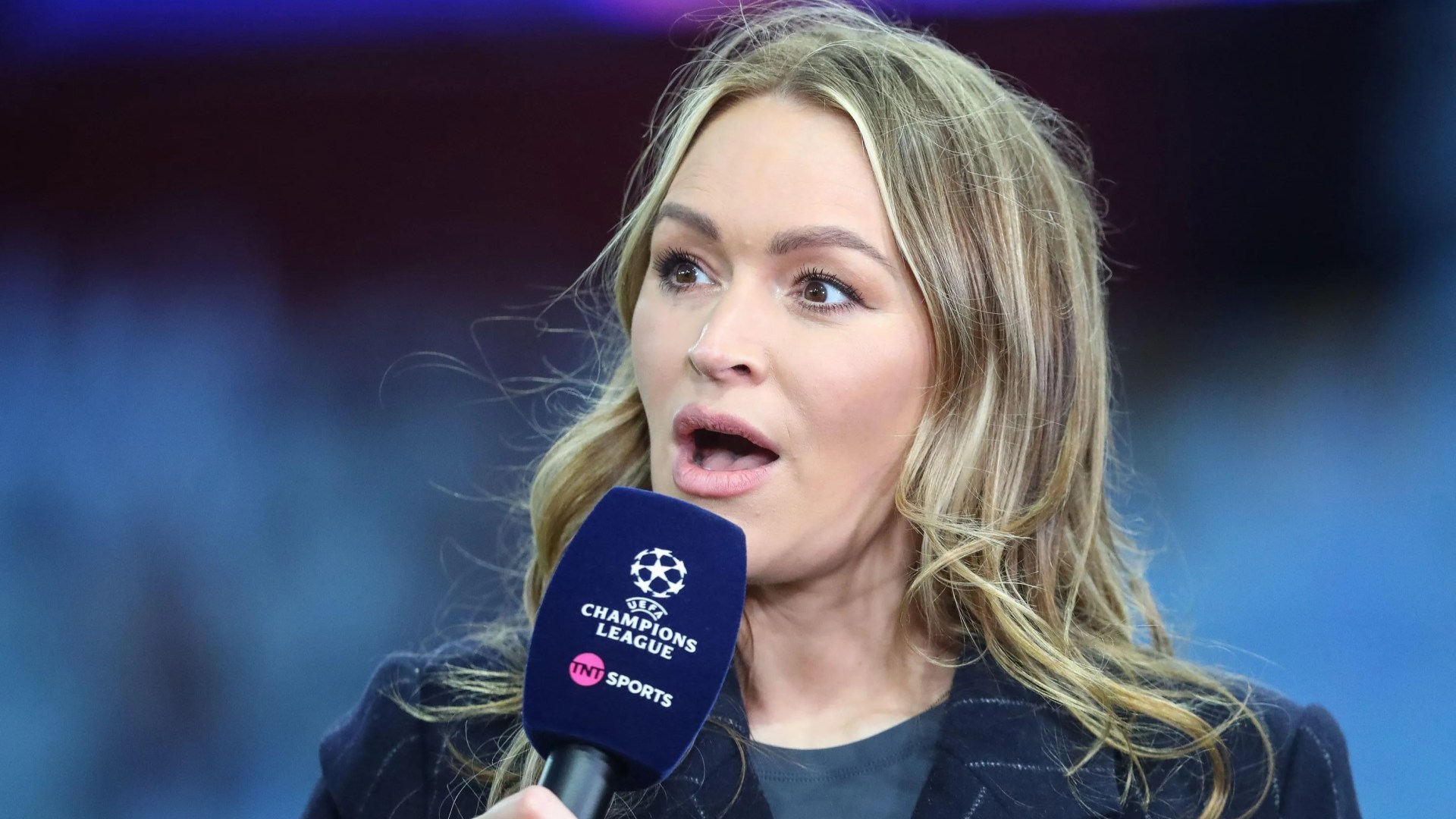 Laura Woods makes rude joke about getting naked live on TNT Sports ahead of Aston Villa vs Bayern Munich