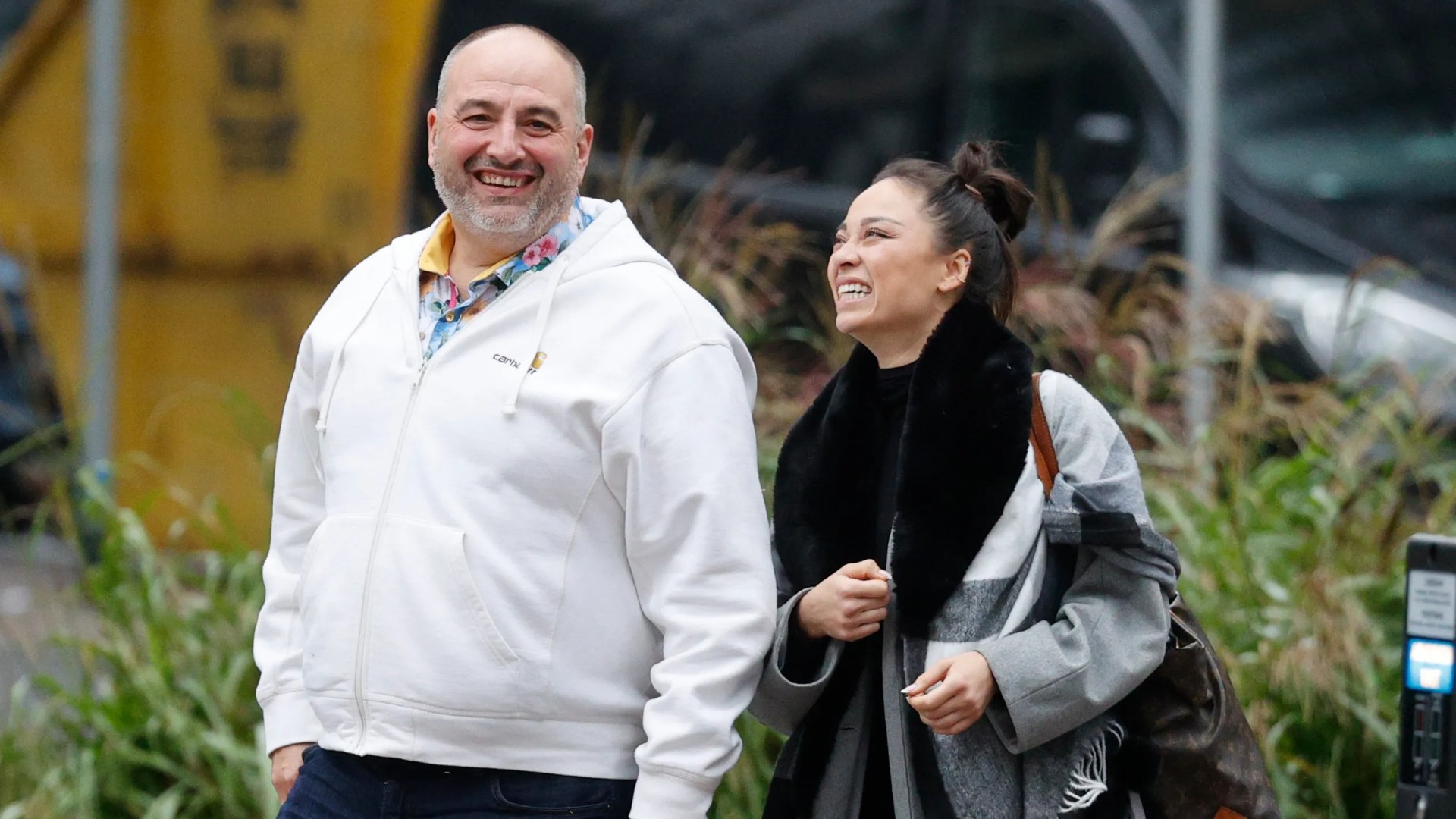 Strictly’s Wynne Evans and Katya Jones pictured laughing together amid ‘grope’ scandal – The Sun