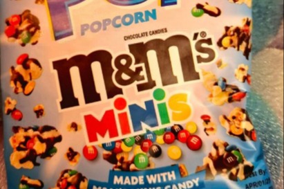 'Need to get them!', movie lovers raving over new M&M's chocolate popcorn snack on shelves of major supermarket