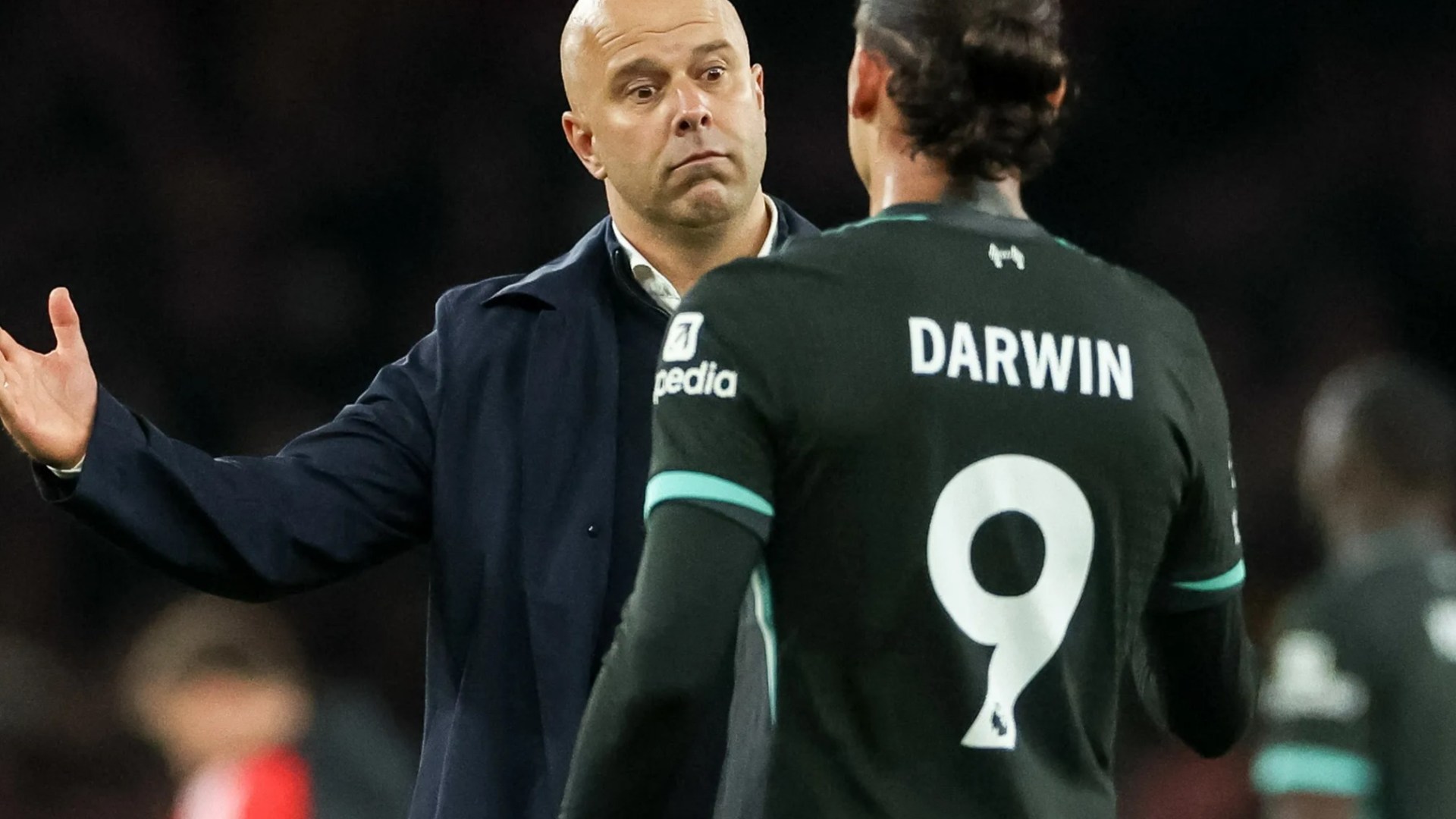 Darwin Nunez handed Arne Slot snub as Liverpool boss claims Reds have two 'more logical number 9s'