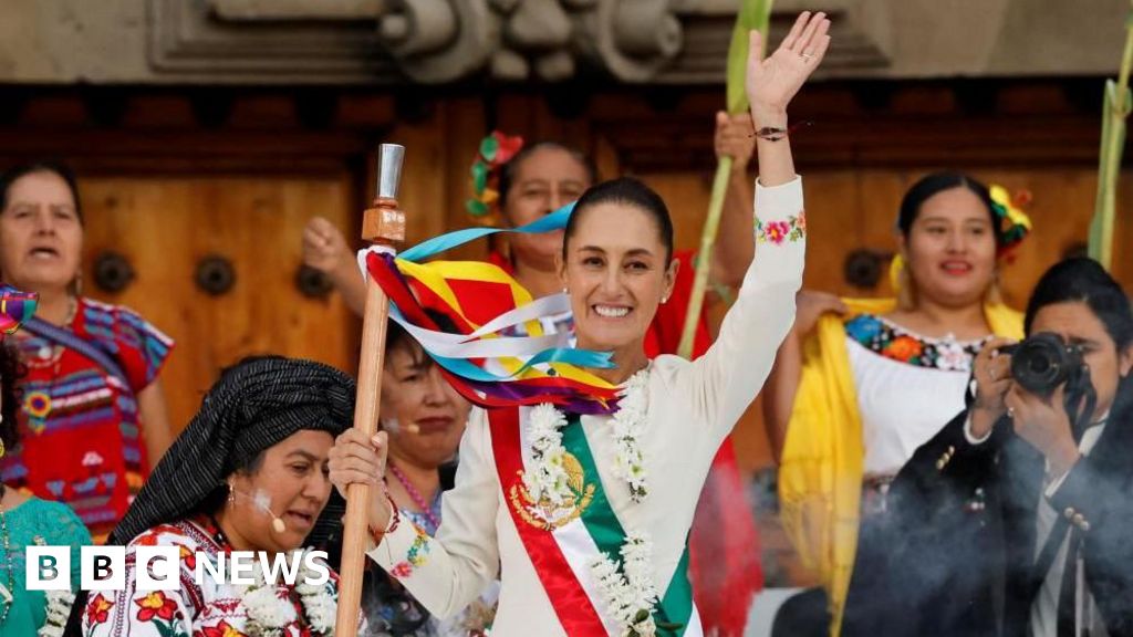 Mexican President Claudia Sheinbaum vows 'it's time for women'