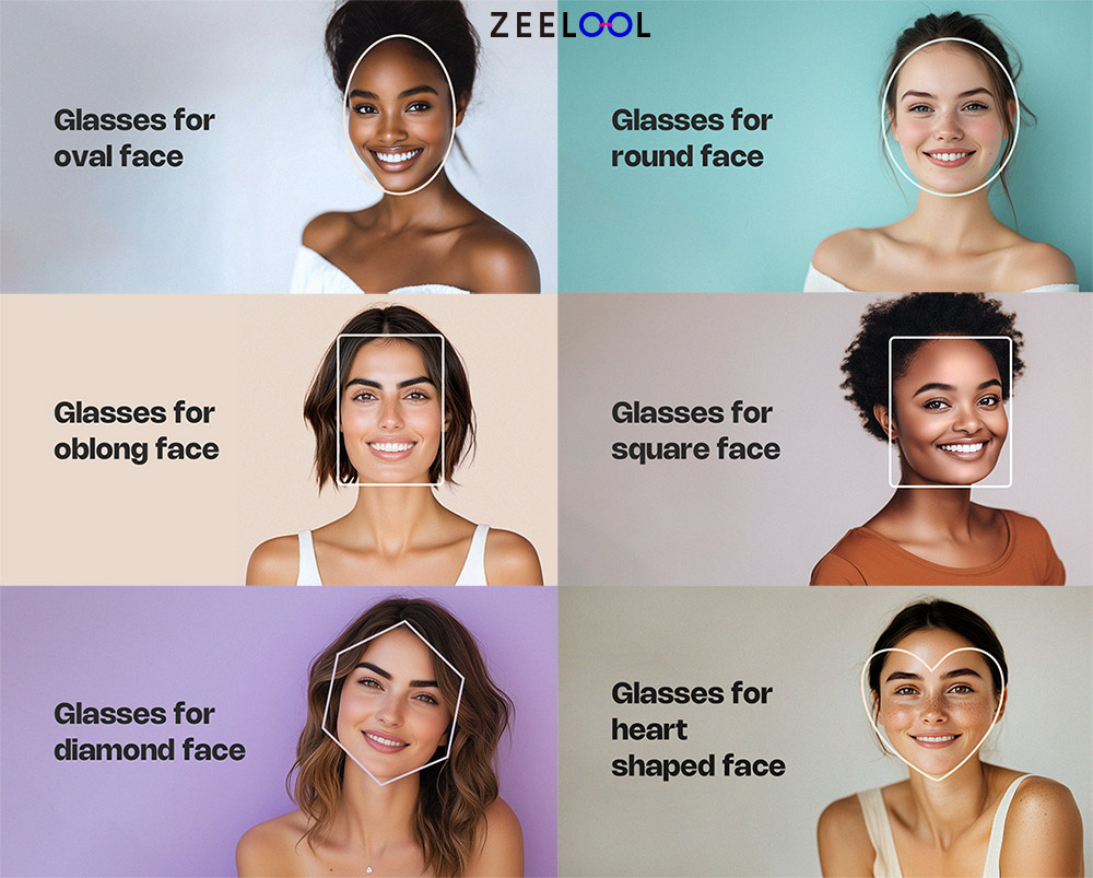 ZEELOOL: How to select glasses frames for your face?