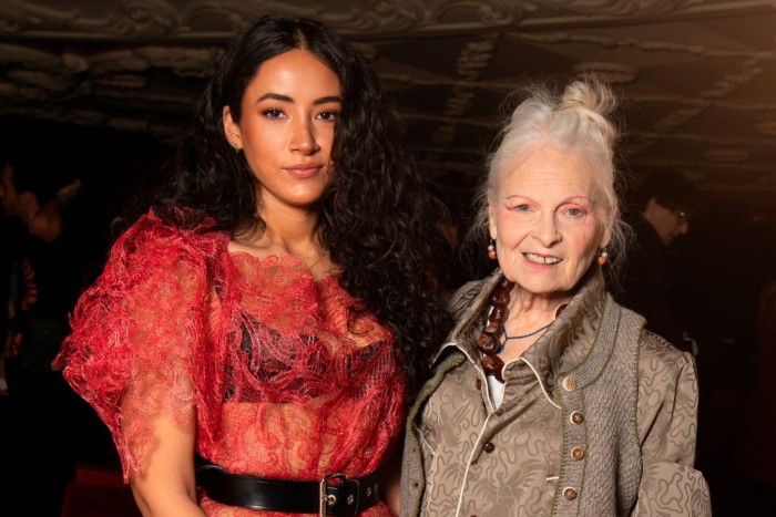 Cora Corré and her grandmother, Vivienne Westwood