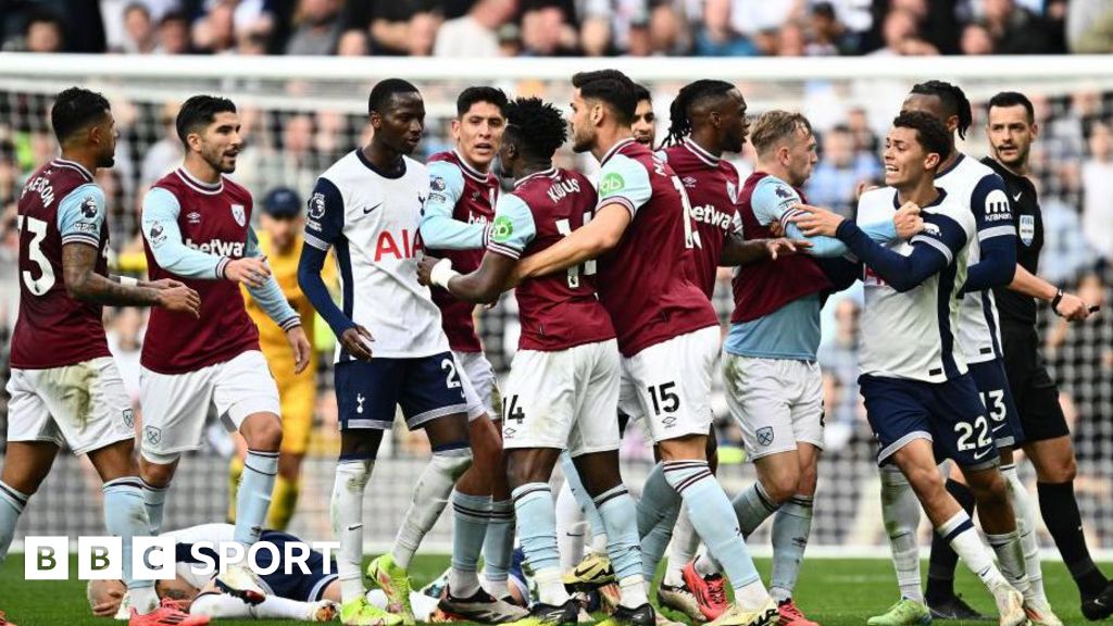 Tottenham v West Ham scuffle: Spurs fined £20,000 over melee