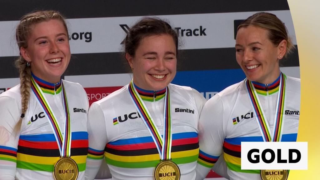 Track Cycling World Championship 2024: GB win women's team sprint gold medal