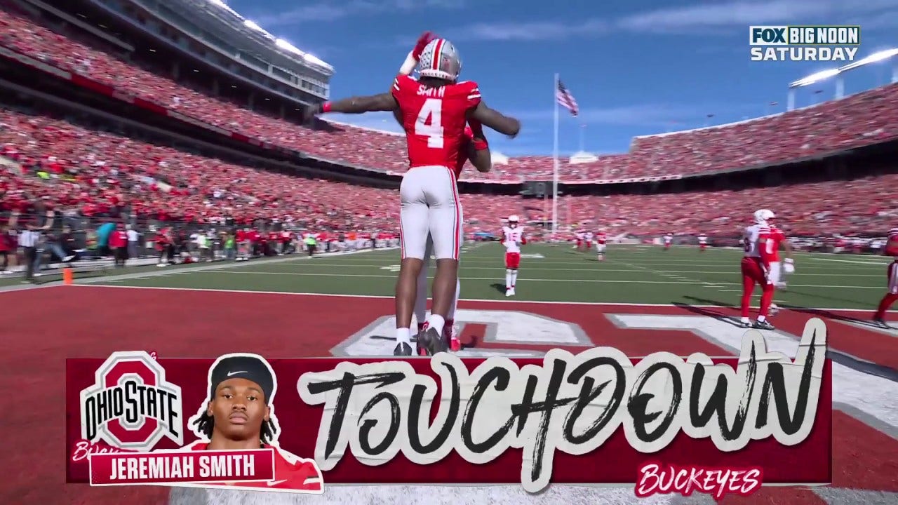 Will Howard links up with Jeremiah Smith for a 60-yard TD, extending Ohio State