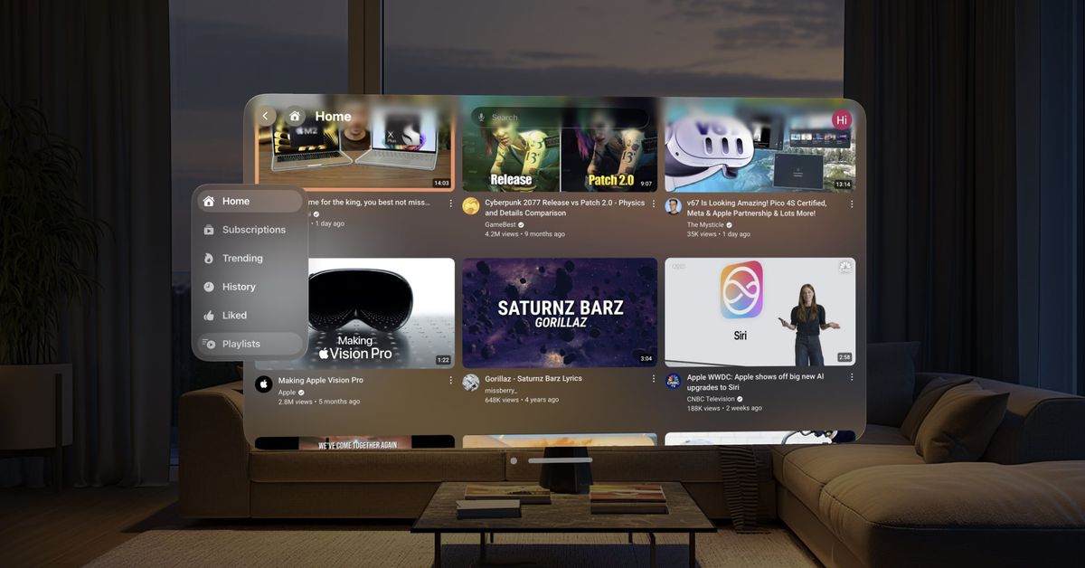 Christian Selig’s Juno app for streaming YouTube on the Vision Pro has been removed