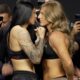 UFC 307 weigh-in faceoffs with Harrison vs. Vieira, more