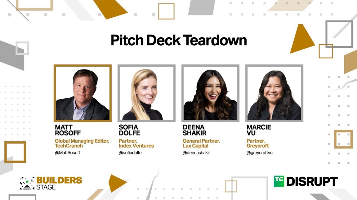 VCs offer live feedback on audience members' startup pitch decks