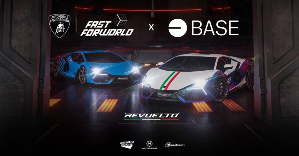 Lamborghini and Animoca's Motorverse tap Base blockchain for in-game assets