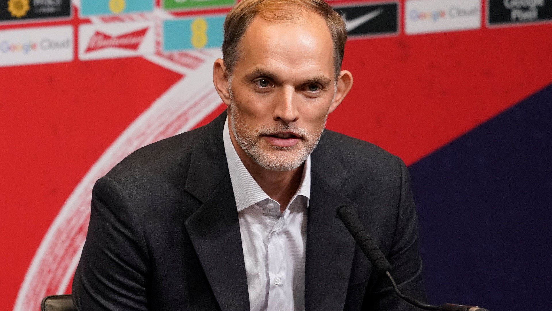 England interviewed TEN candidates before appointing Thomas Tuchel, admits FA chief in German's first press conference