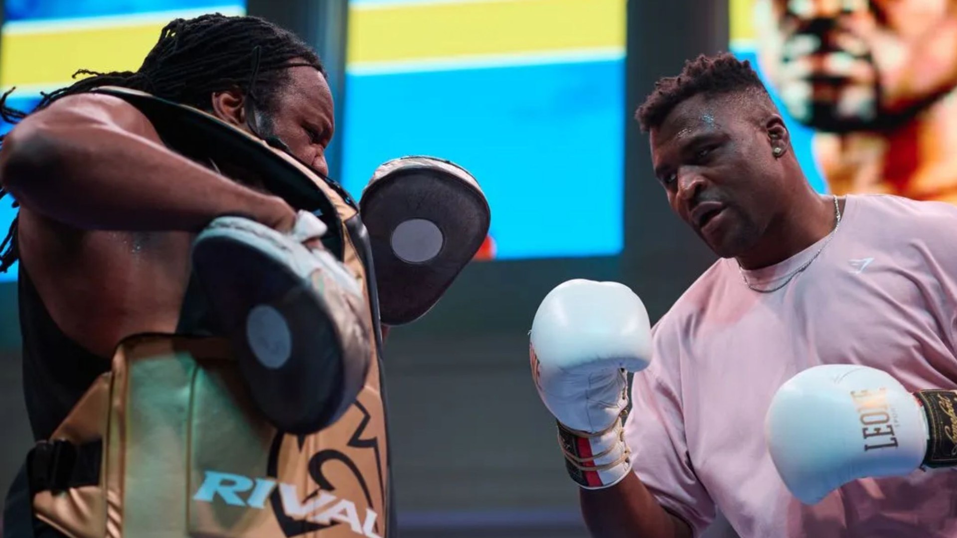 I've had 100 fights but training Francis Ngannou is just as painful... he punches as hard as Mike Tyson