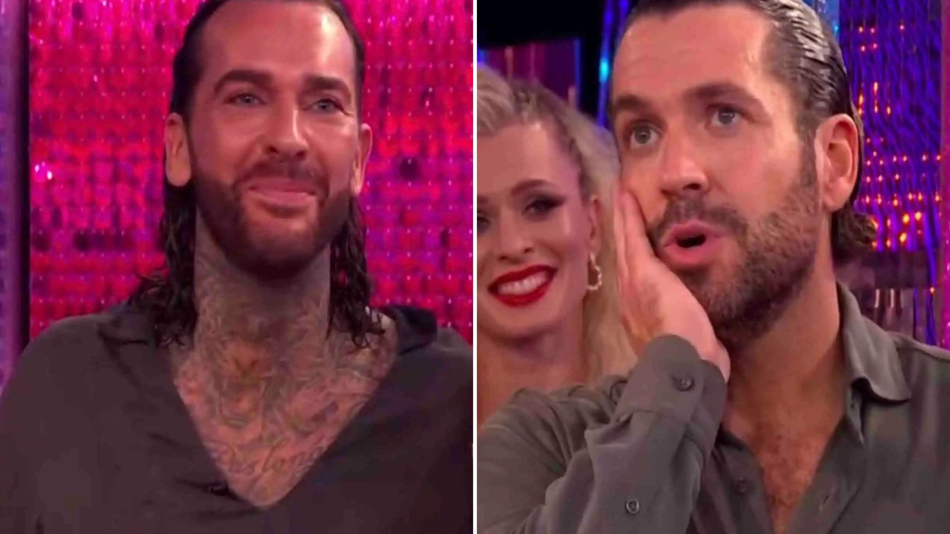 Strictly fans in hysterics at 'twins' Pete Wicks and Shayne Ward after wardrobe blunder