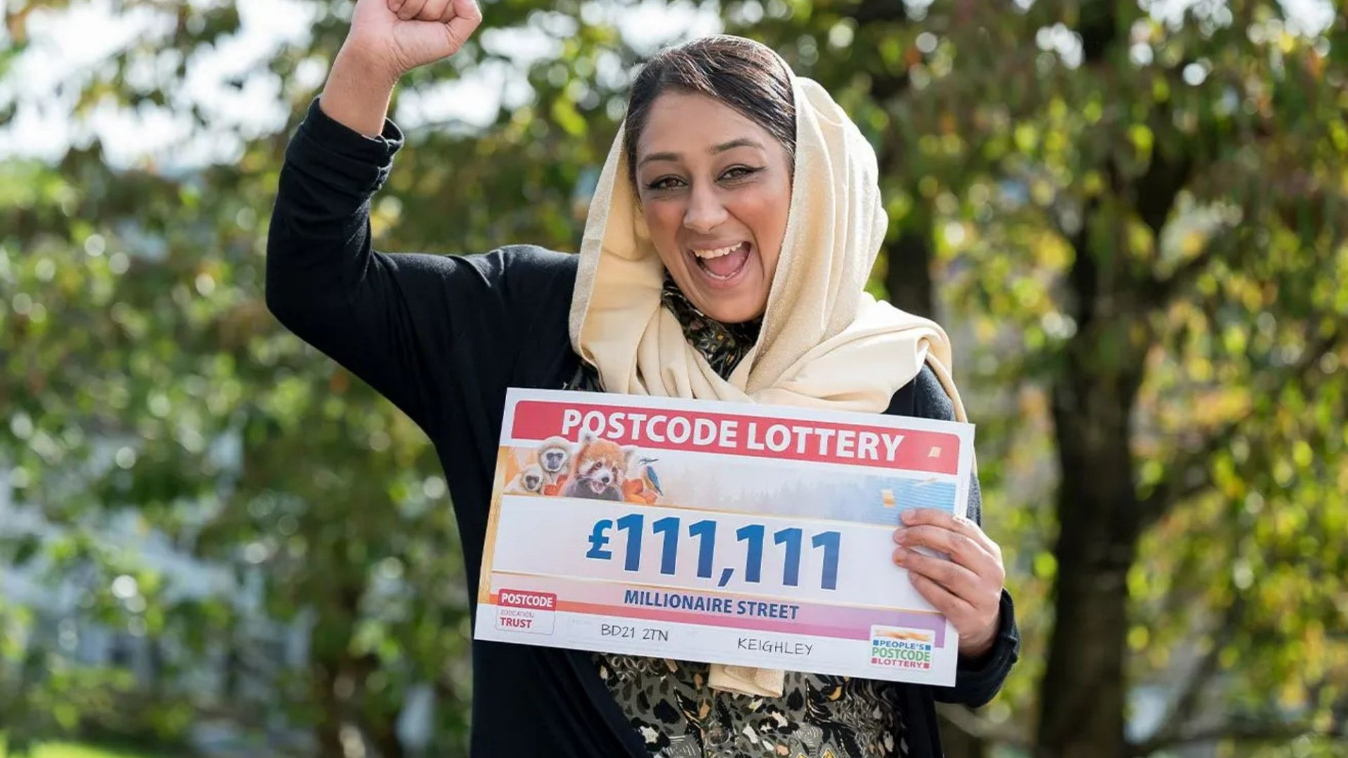 I refused to believe £111K People's Postcode Lottery win until key sign told me it was meant to be