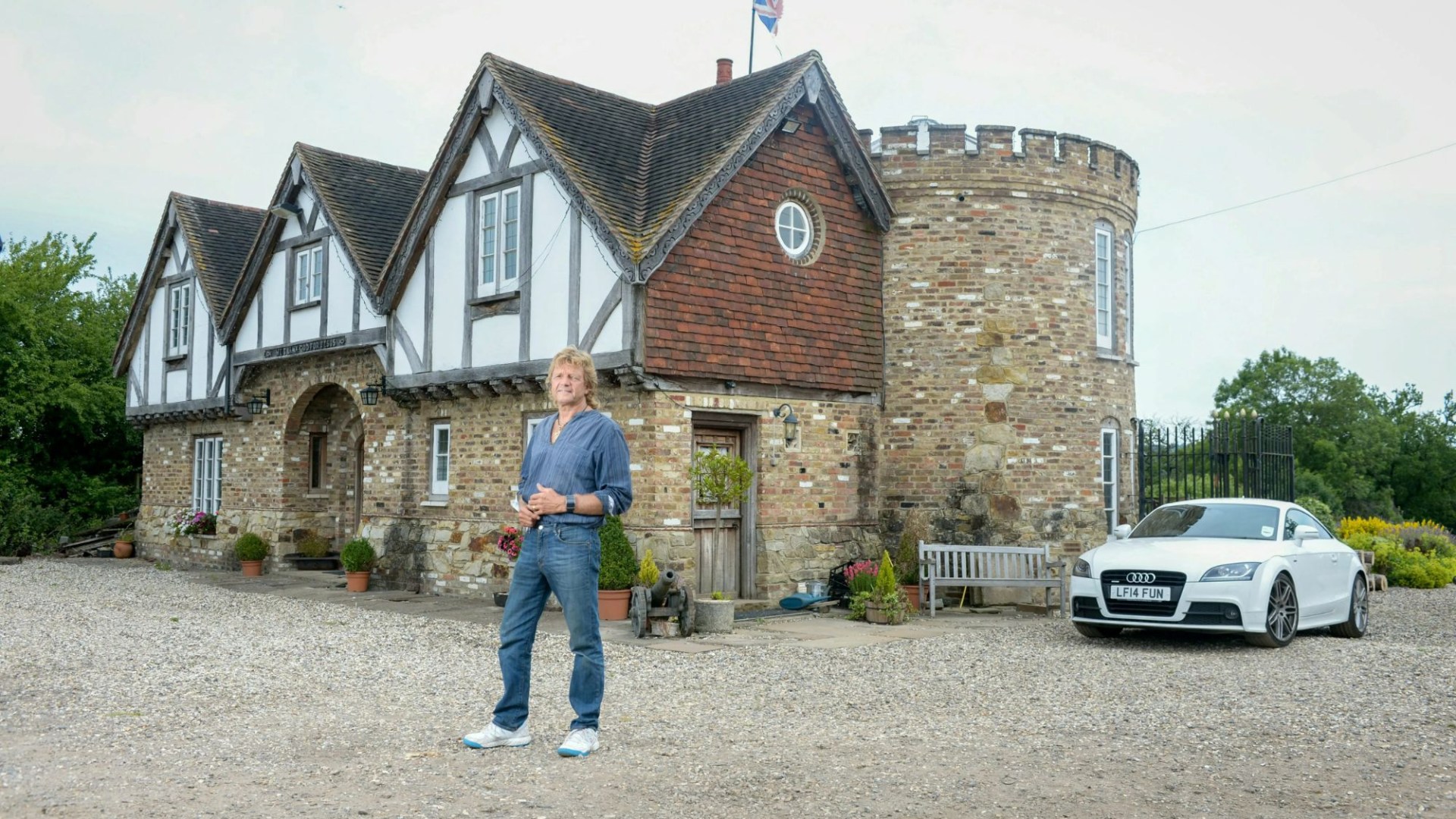 I built secret £1m castle hidden behind giant wall of hay bales... I nearly got away with it but for meddling neighbours