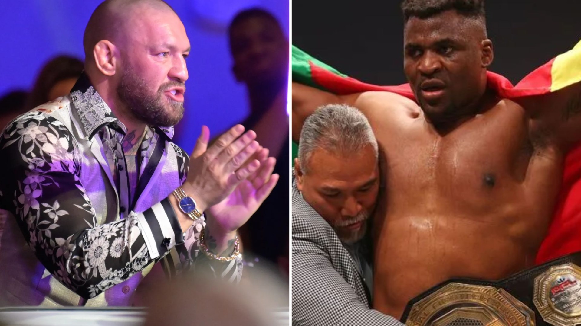 Conor McGregor loses huge $500,000 bet in just three minutes of Francis Ngannou's MMA return fight