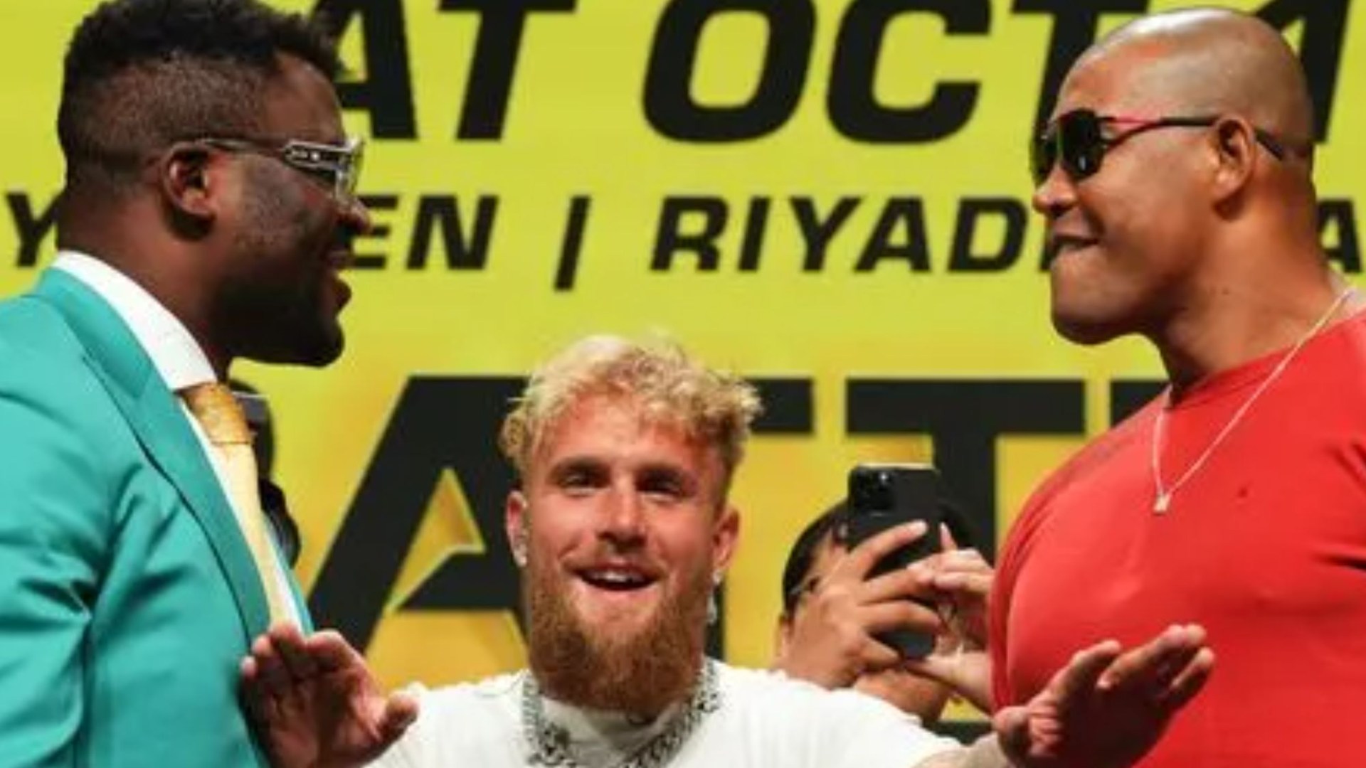 'These men are actual giants', says Jake Paul as he reveals prediction for Francis Ngannou vs Renan Ferreira