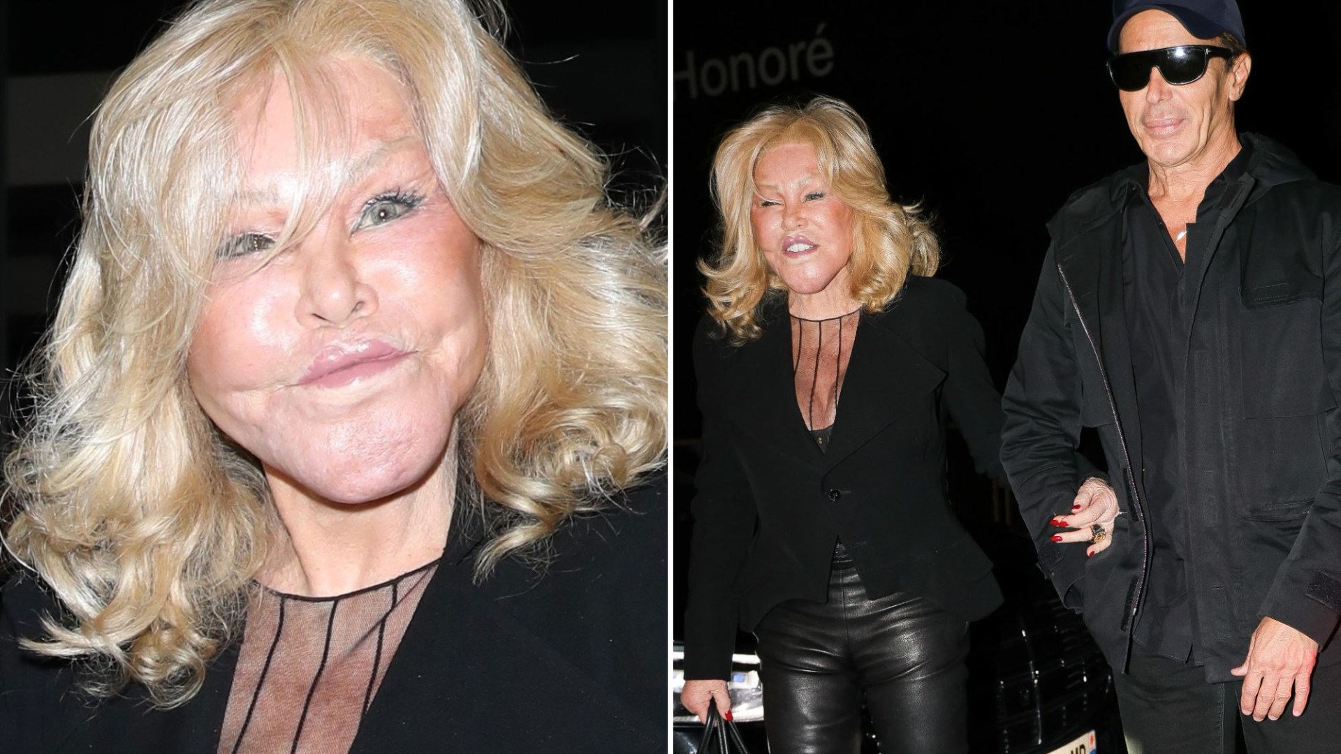 Jocelyn Wildenstein, 82, looks loved up with fiance Lloyd Klein, 56, at dinner in Paris