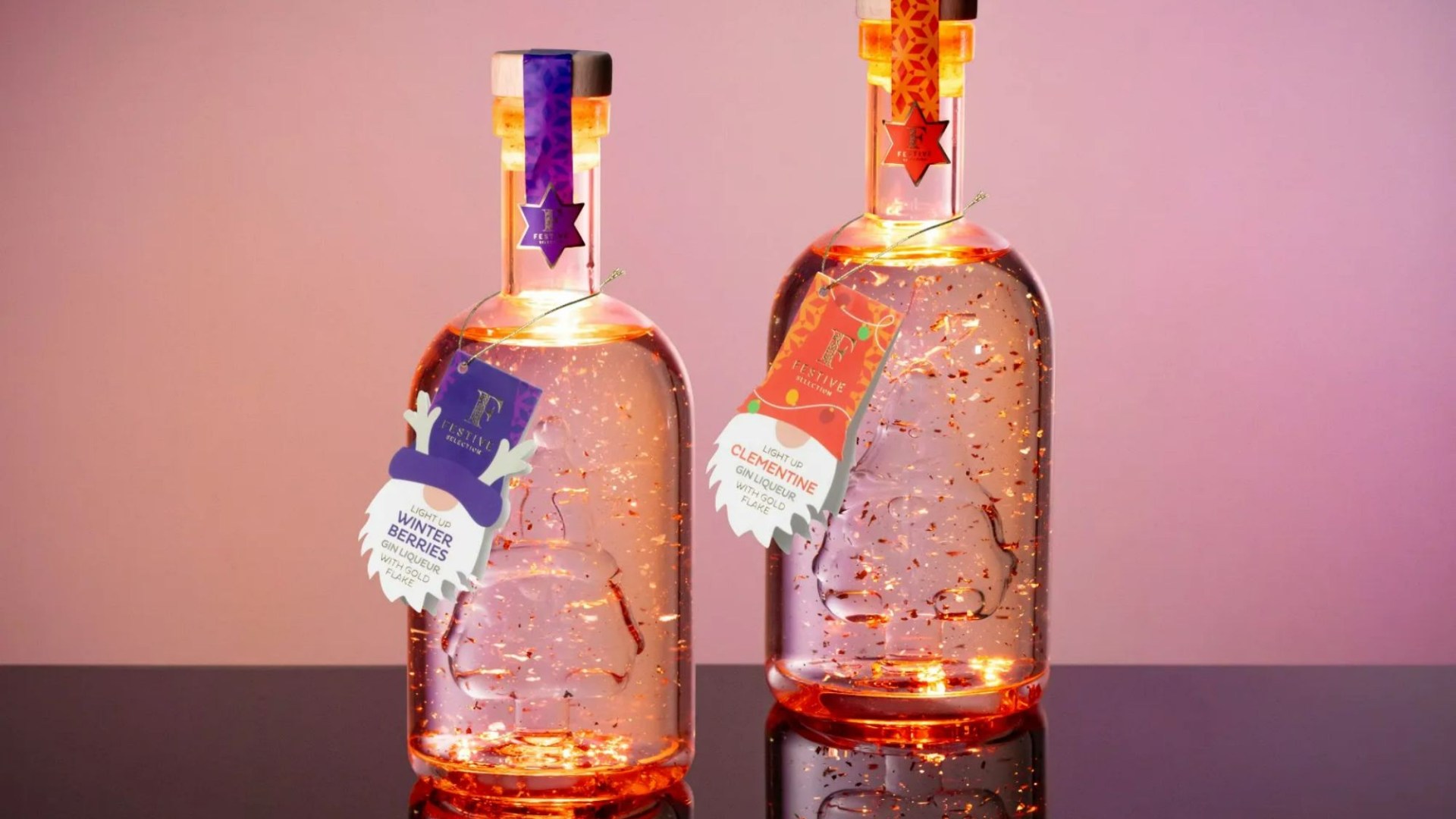 Bargain shop launches gorgeous light up glitter gins - it's not Aldi and is cheaper than M&S