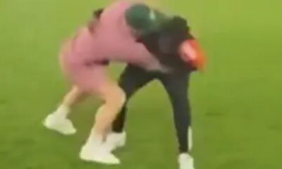 Bukayo Saka left looking 'so helpless' in bizarre moment Conor McGregor tries UFC moves on Arsenal star