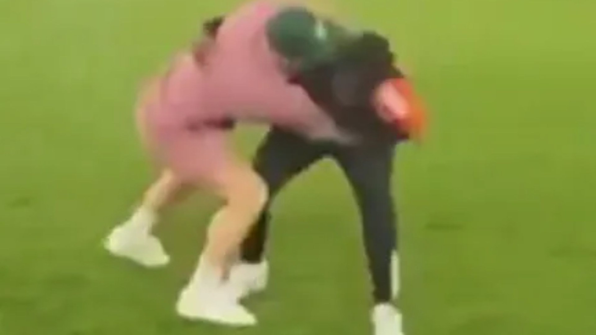 Bukayo Saka left looking 'so helpless' in bizarre moment Conor McGregor tries UFC moves on Arsenal star