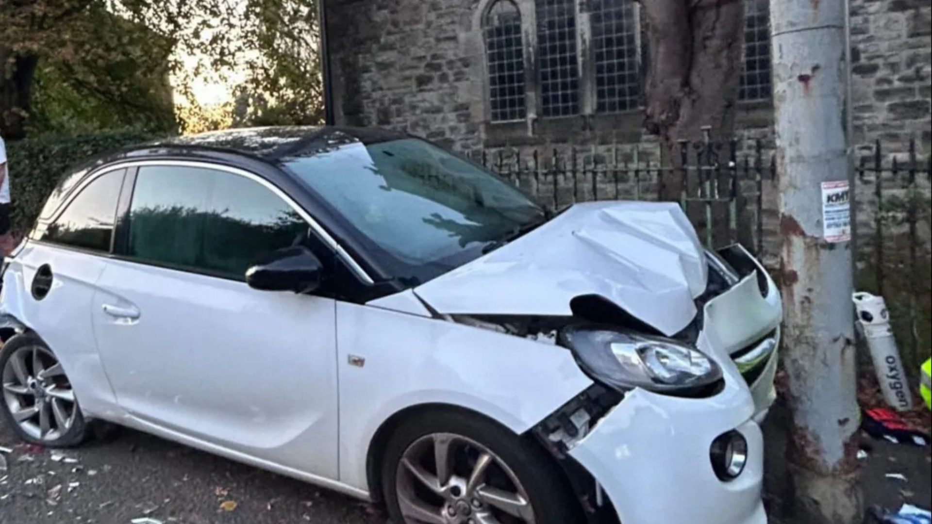 Gogglebox star reveals smashed up car after terrifying accident and accuses driver of ‘faking heart attack’ as an excuse