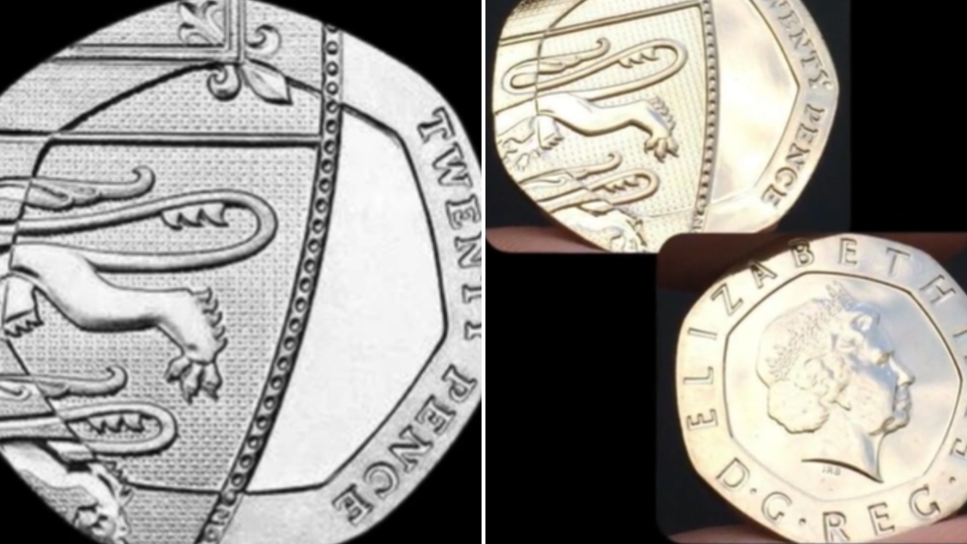 Common detail missing from 20p coin which makes it 300 times MORE valuable