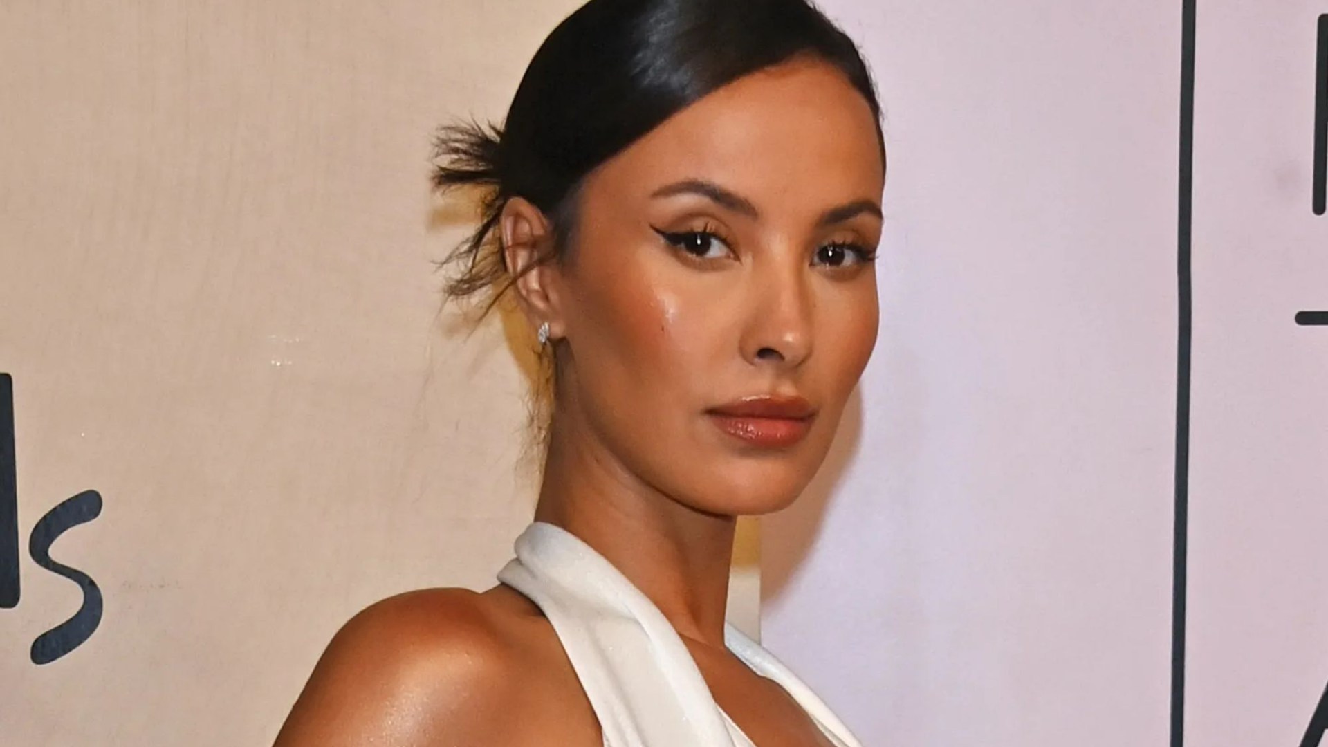 Maya Jama looks incredible in backless white satin gown as she attends glam fashion event in Marrakech