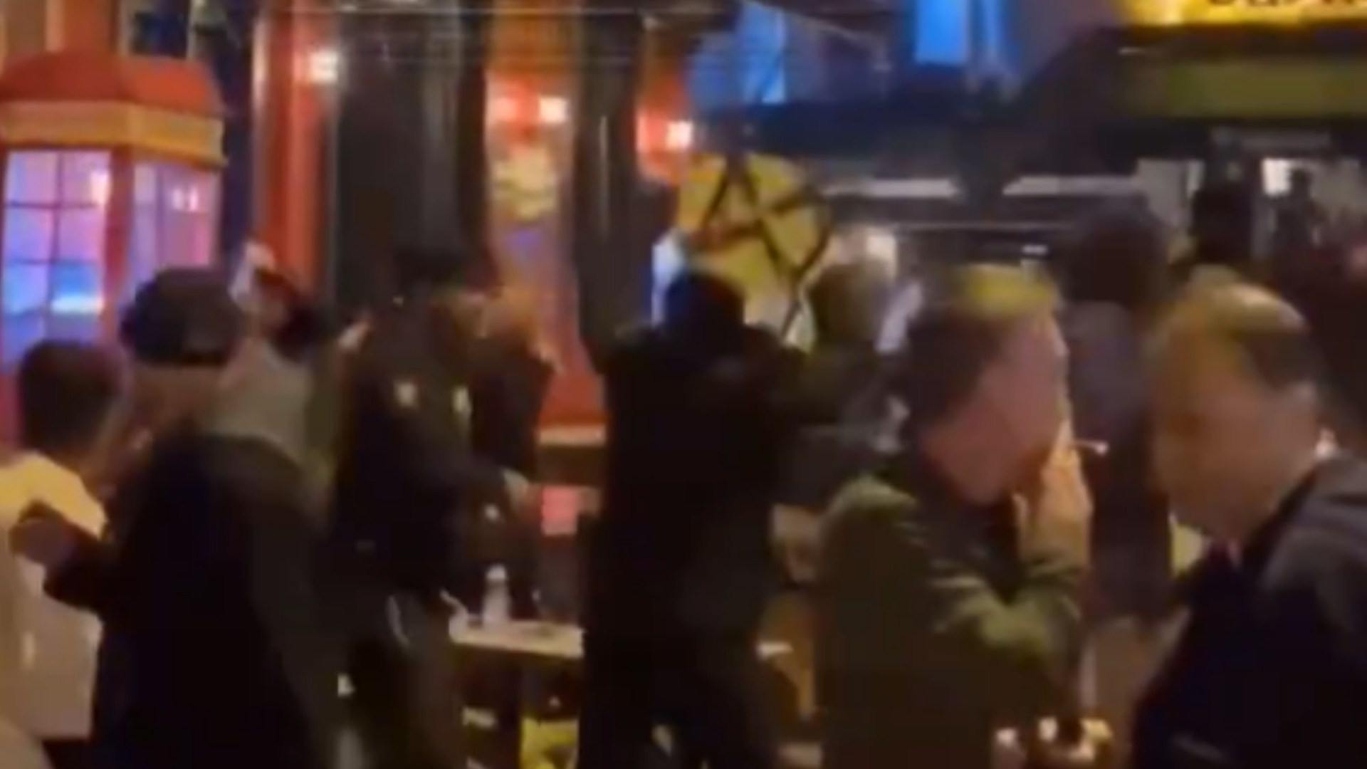 Terrifying moment Man Utd fans 'attacked by mob of Fenerbahce ultras in Istanbul' hours before Europa League clash