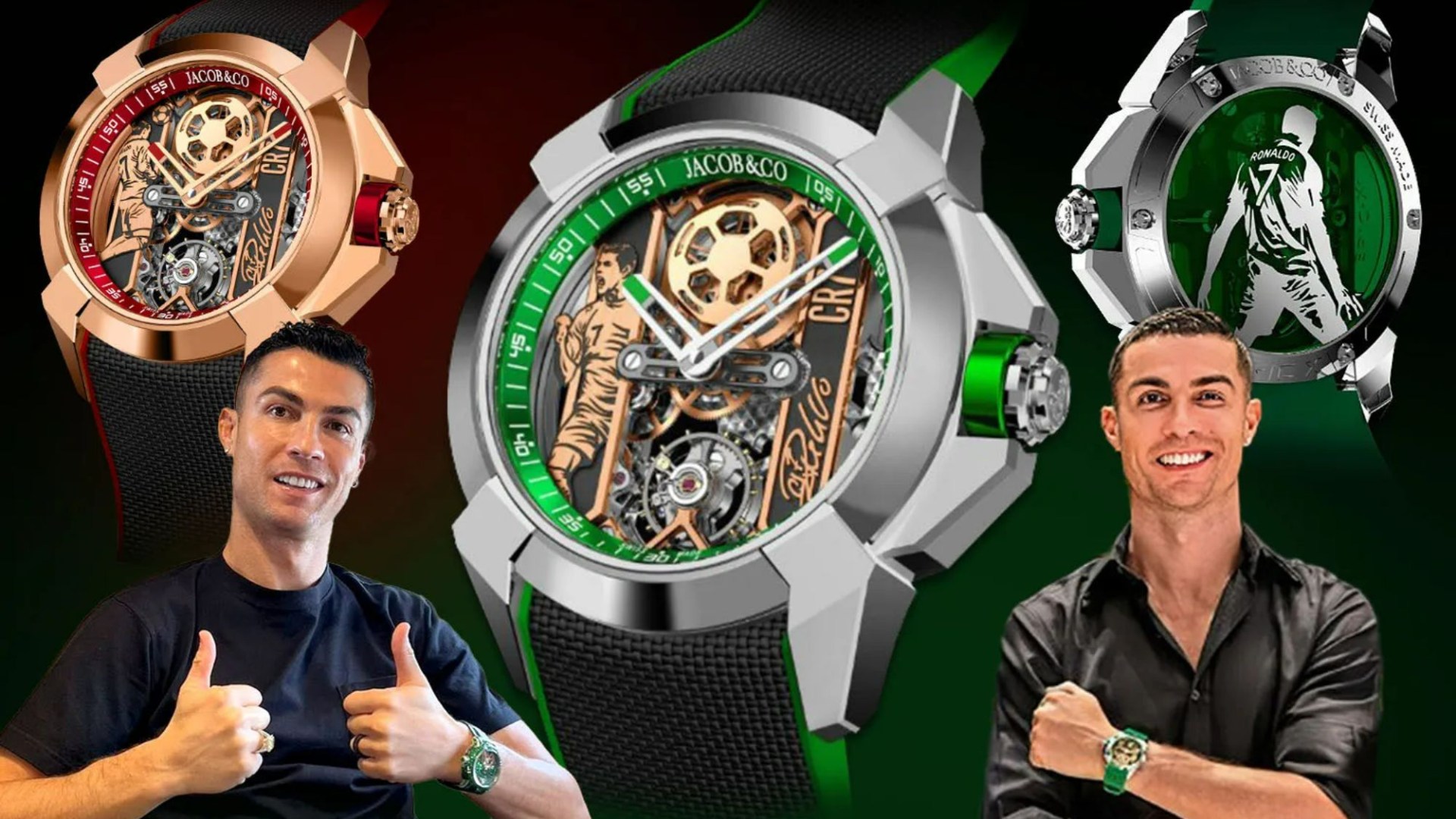 Cristiano Ronaldo says 'I've always dreamed of this' as he bags own luxury watch collection with £92,000 showstopper