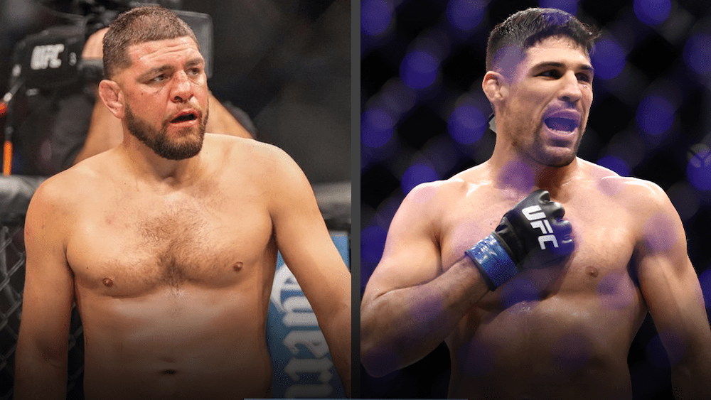 Nick Diaz’s octagon return vs. Vicente Luque rebooked for PPV